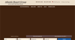 Desktop Screenshot of landsendresort.com